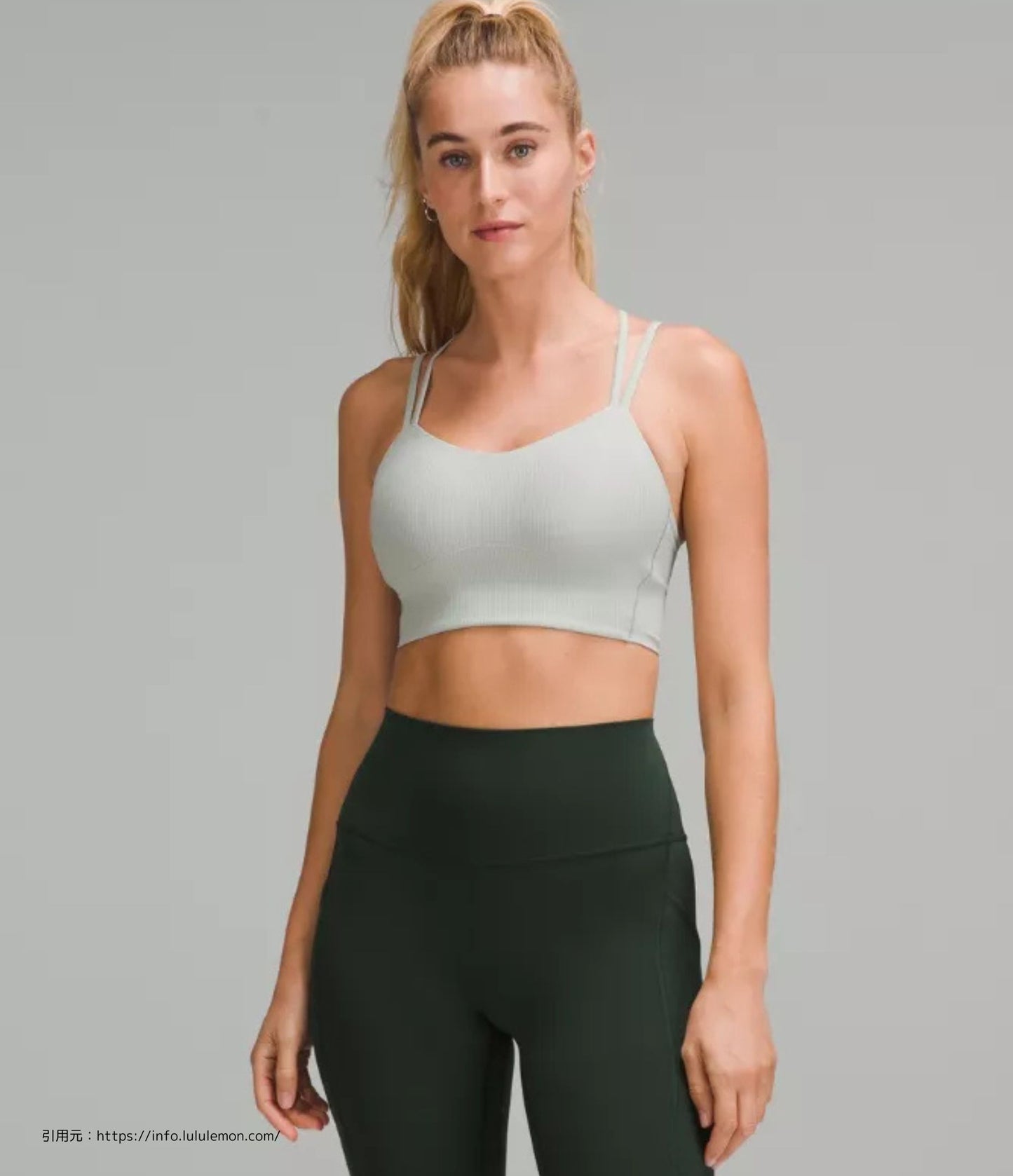 ライク ア クラウド リブ ロング ラインブラ(Like a Cloud Bra Long Line Light Support)