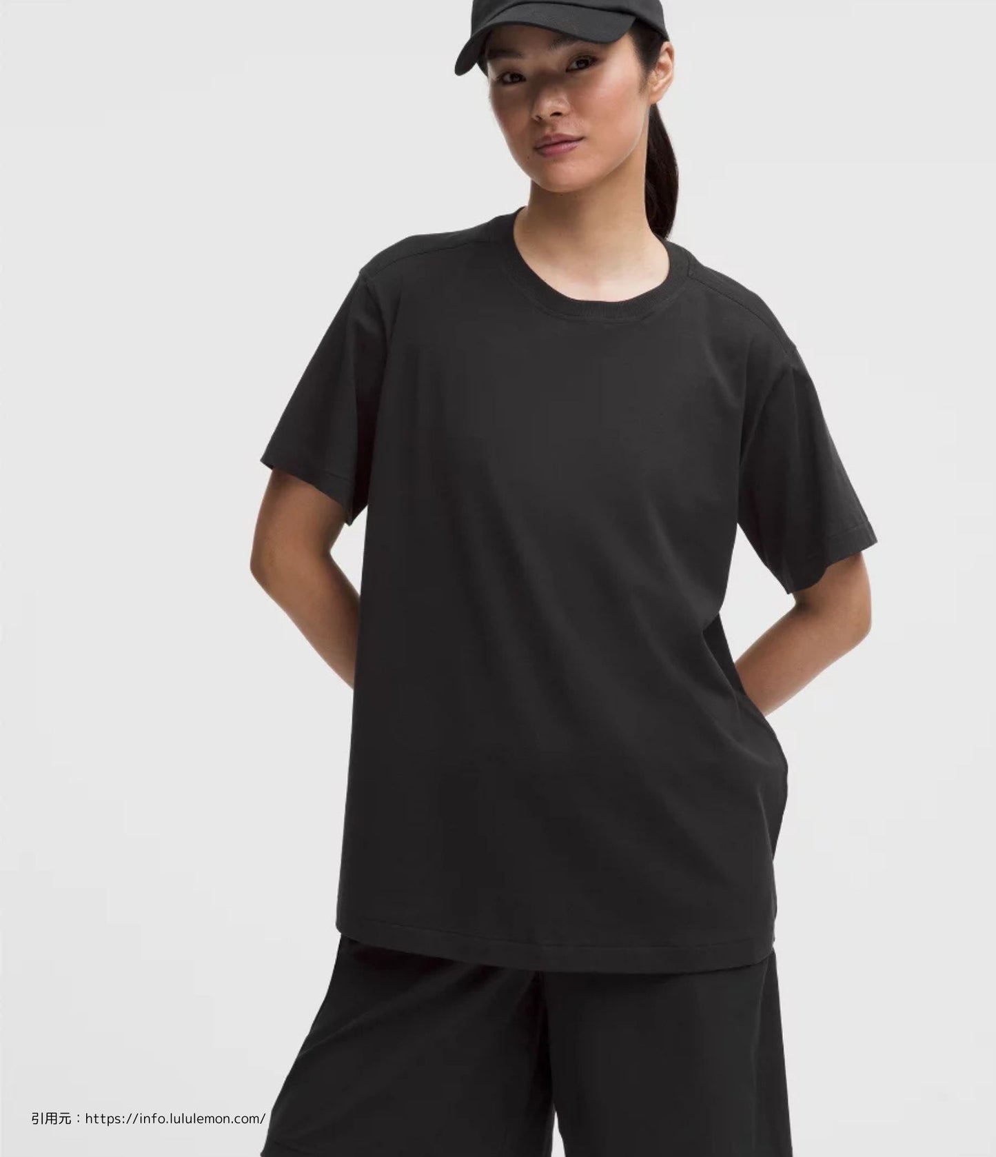 コットン クルーネックTシャツ