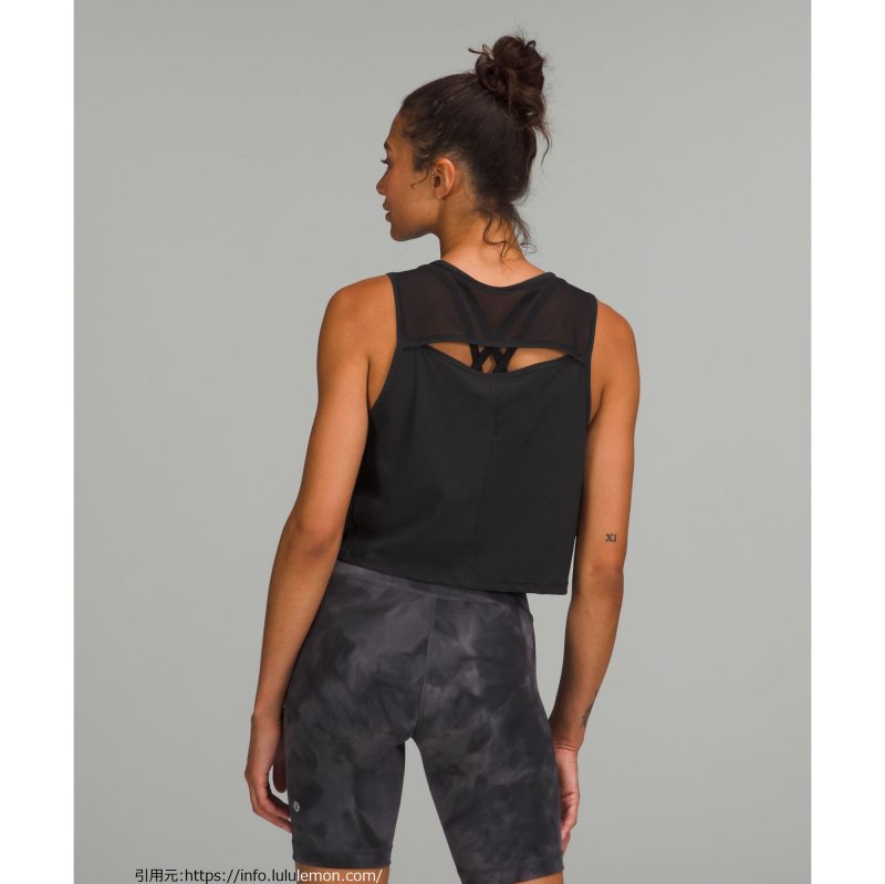 スカルプト クロップド タンク トップ (Sculpt Cropped Tank Top)