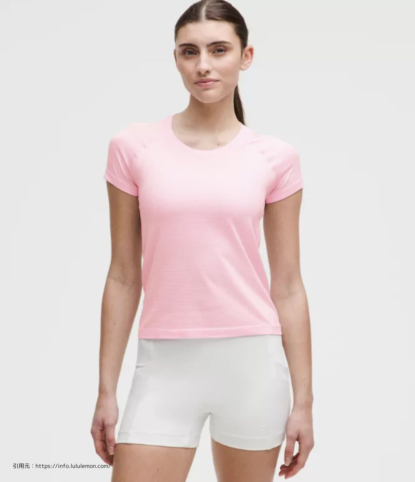 スウィフトリー テック ショート スリーブ 2.0ウエスト丈 (Swiftly Tech Short Sleeve 2.0)