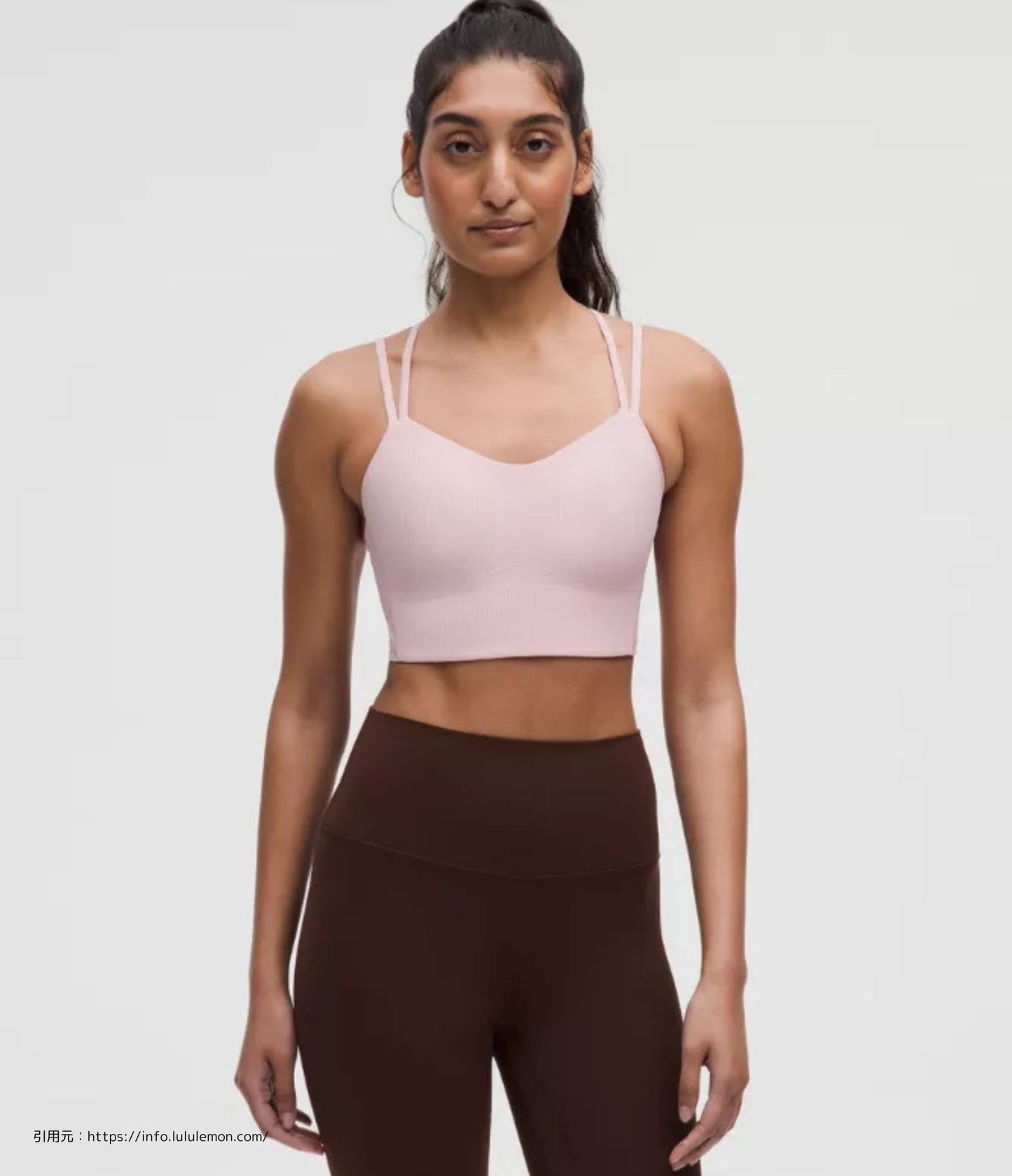 ライク ア クラウド リブ ロング ラインブラ(Like a Cloud Bra Long Line Light Support)