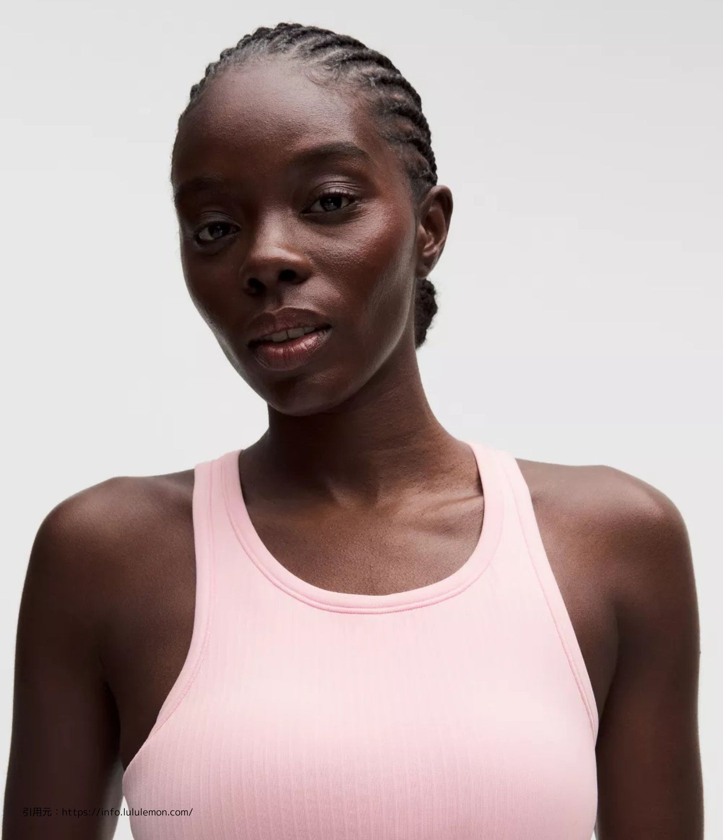 エブ トゥ ストリート クロップ レーサーバック タンクトップ