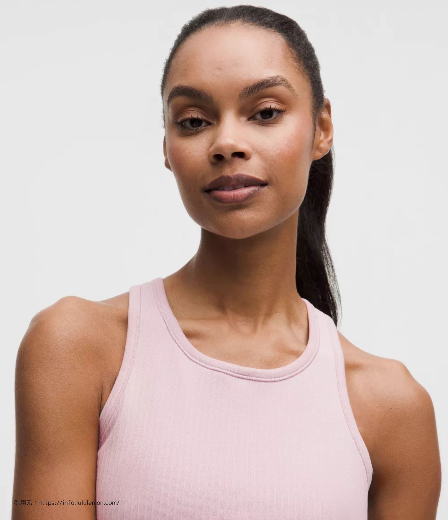 エブ トゥ ストリート クロップ レーサーバック タンクトップ