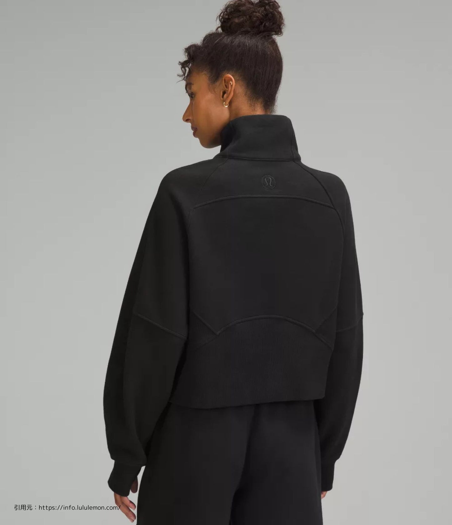 スキューバ オーバーサイズ ファネルネックハーフジップ