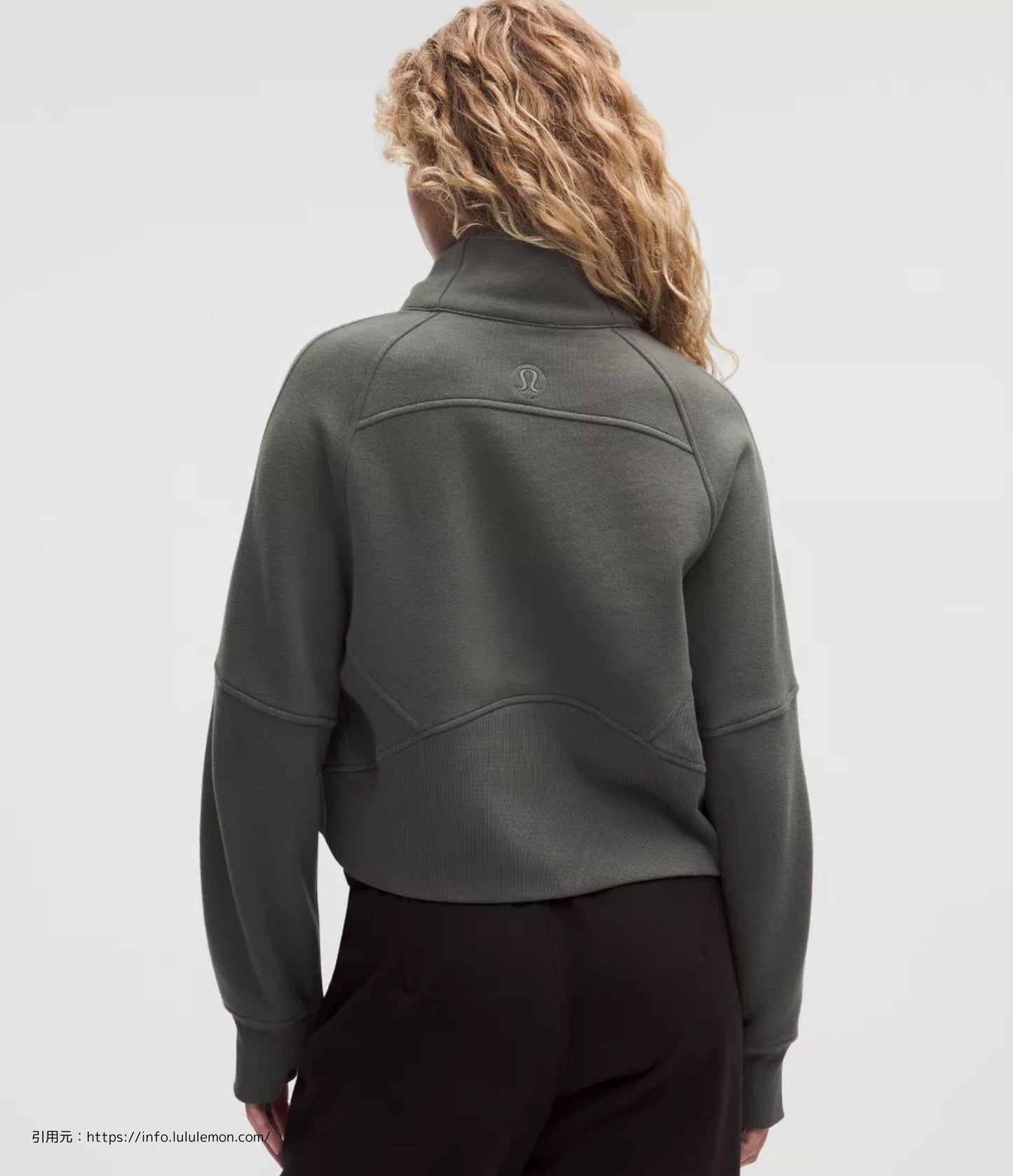 スキューバ オーバーサイズ ファネルネックハーフジップ