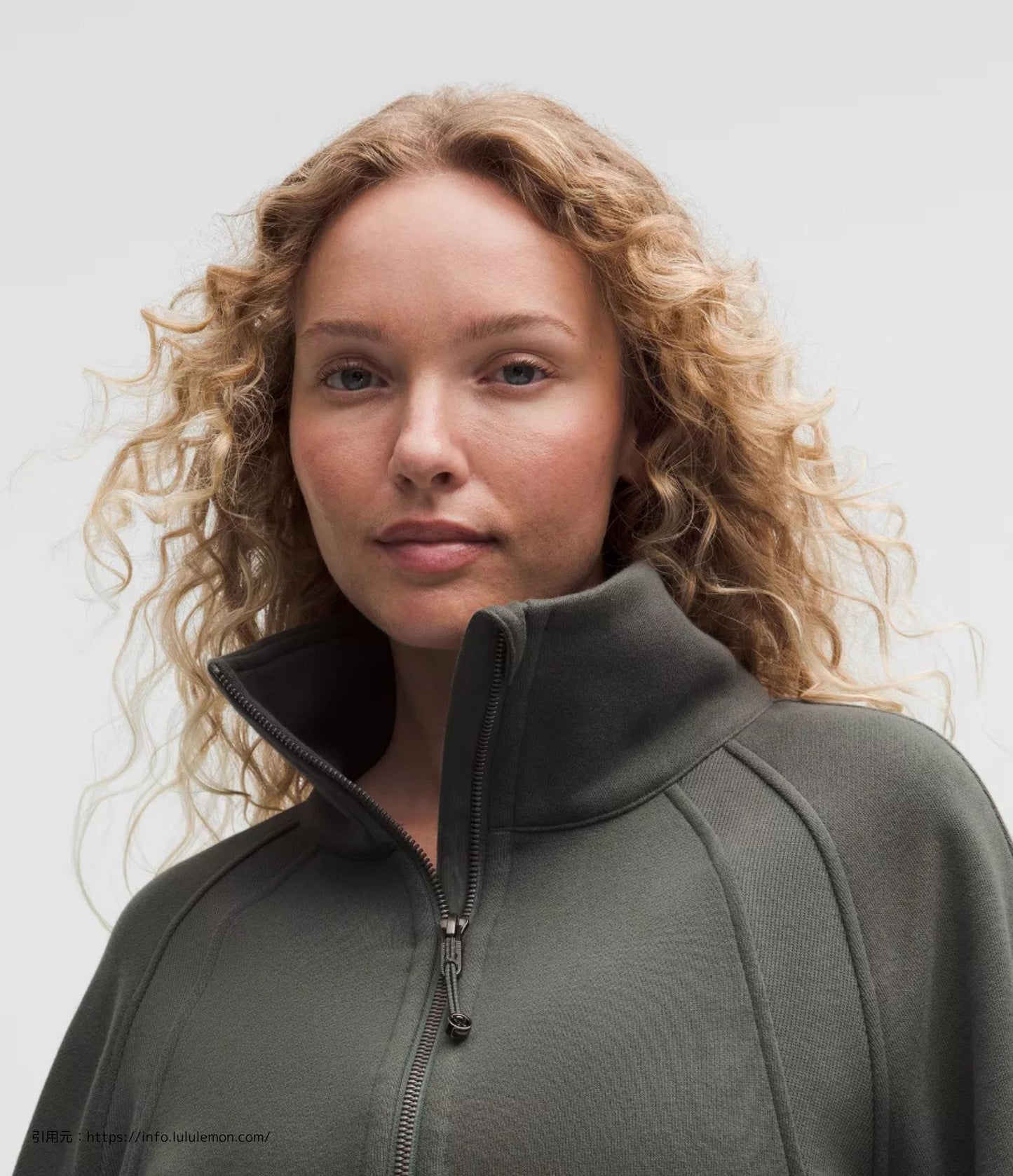 スキューバ オーバーサイズ ファネルネックハーフジップ