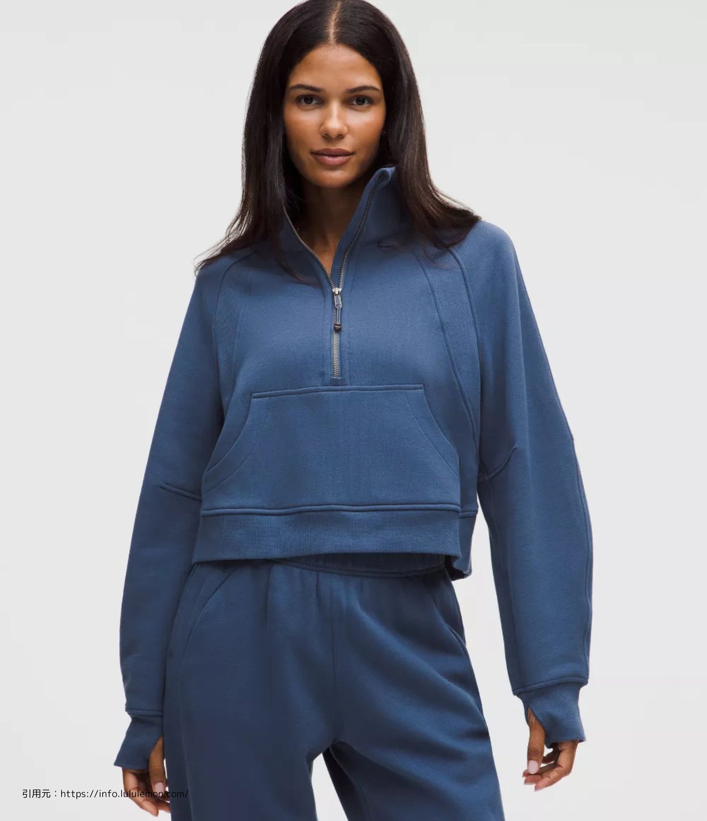 スキューバ オーバーサイズ ファネルネックハーフジップ