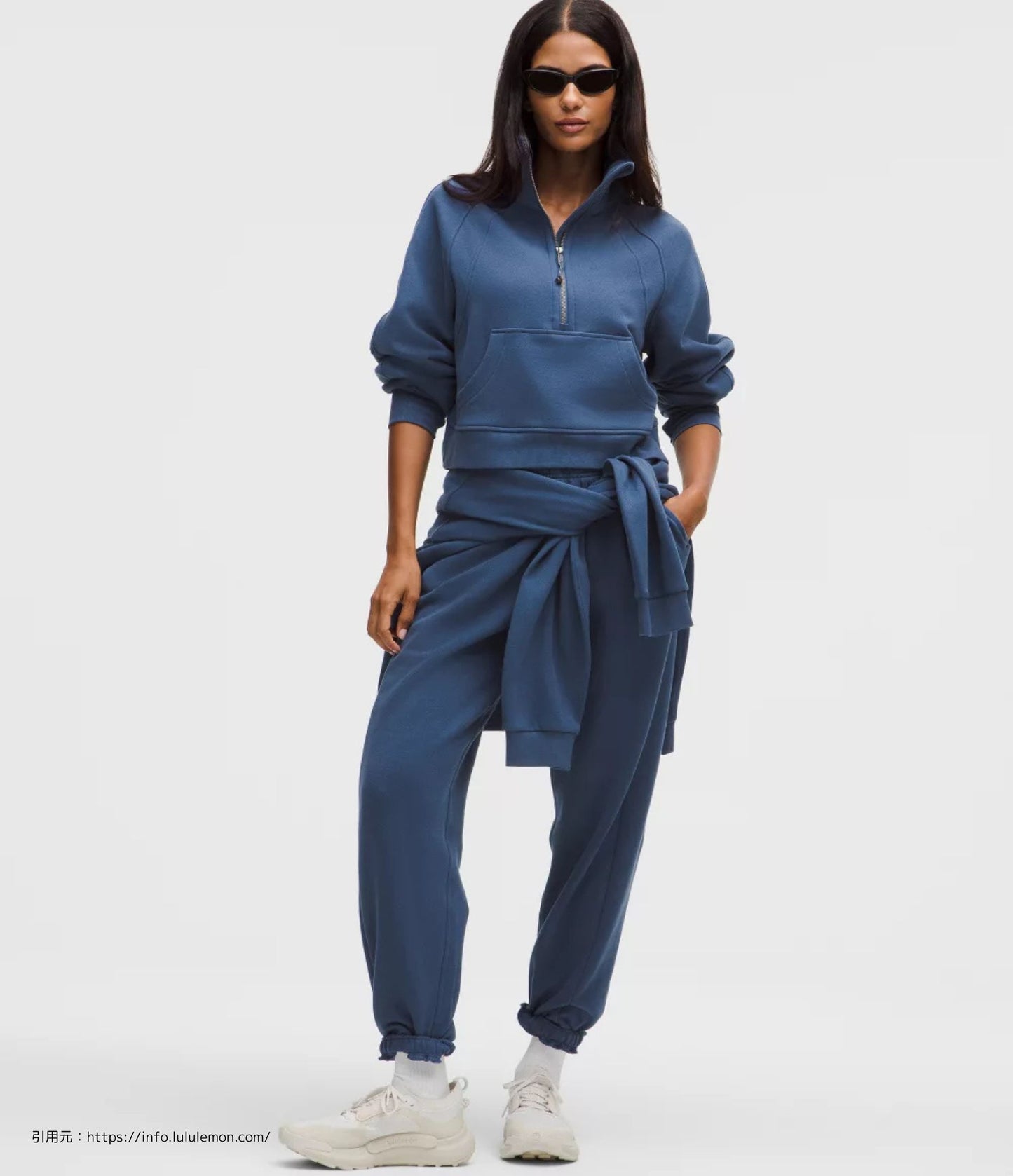 スキューバ オーバーサイズ ファネルネックハーフジップ