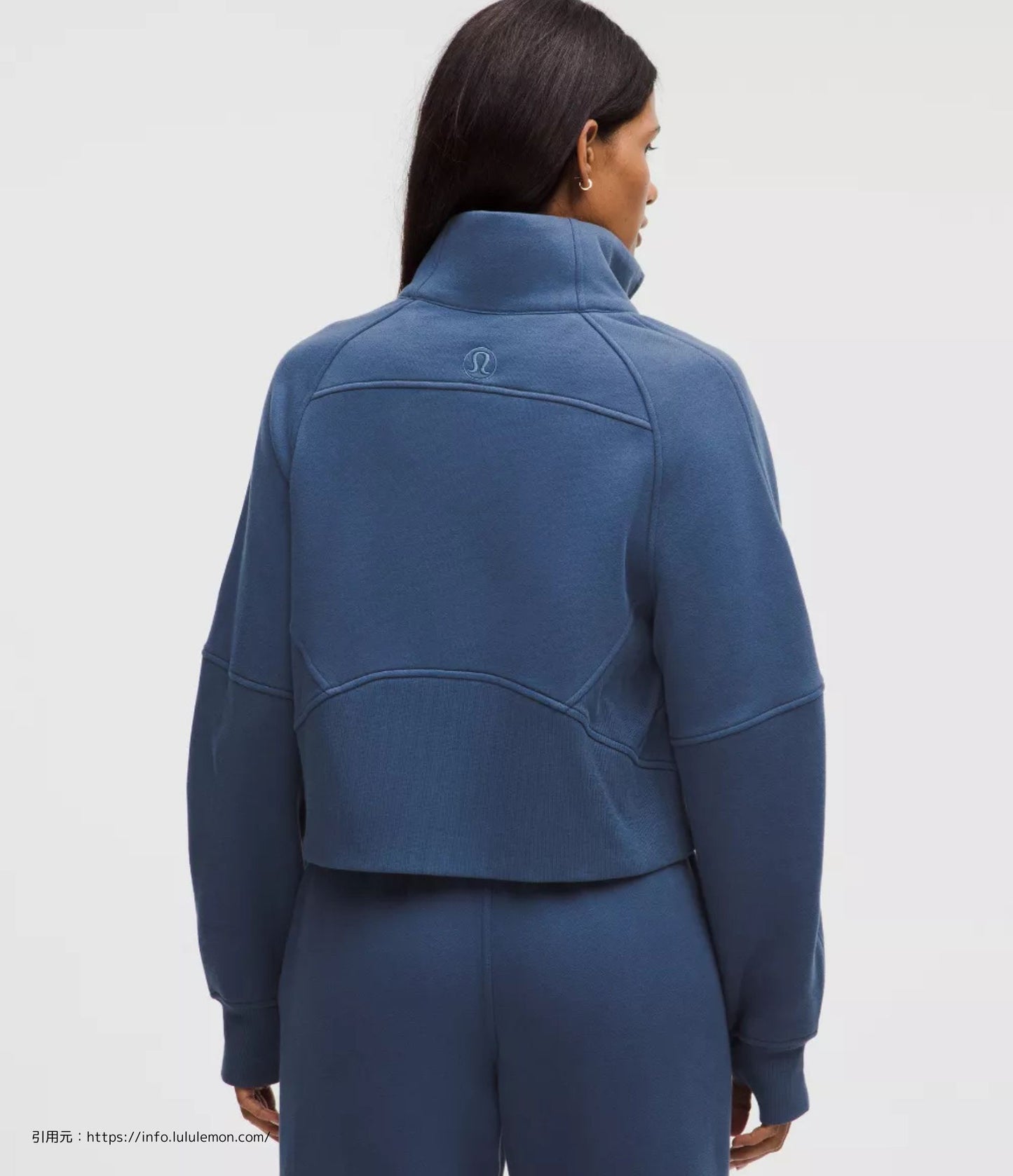 スキューバ オーバーサイズ ファネルネックハーフジップ