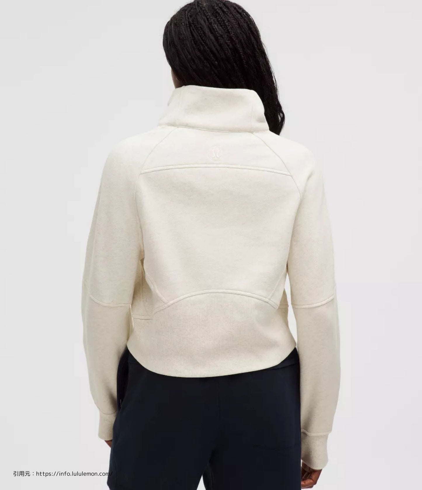 スキューバ オーバーサイズ ファネルネックハーフジップ