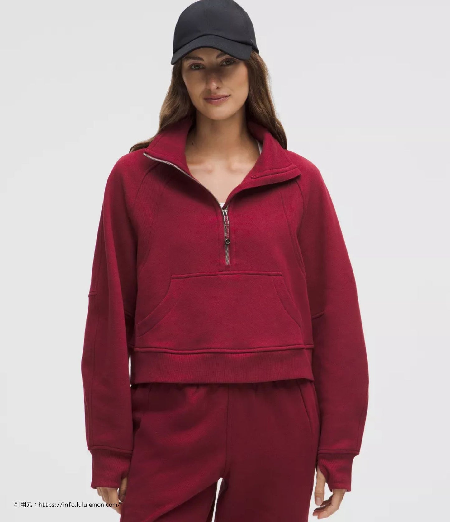 スキューバ オーバーサイズ ファネルネックハーフジップ