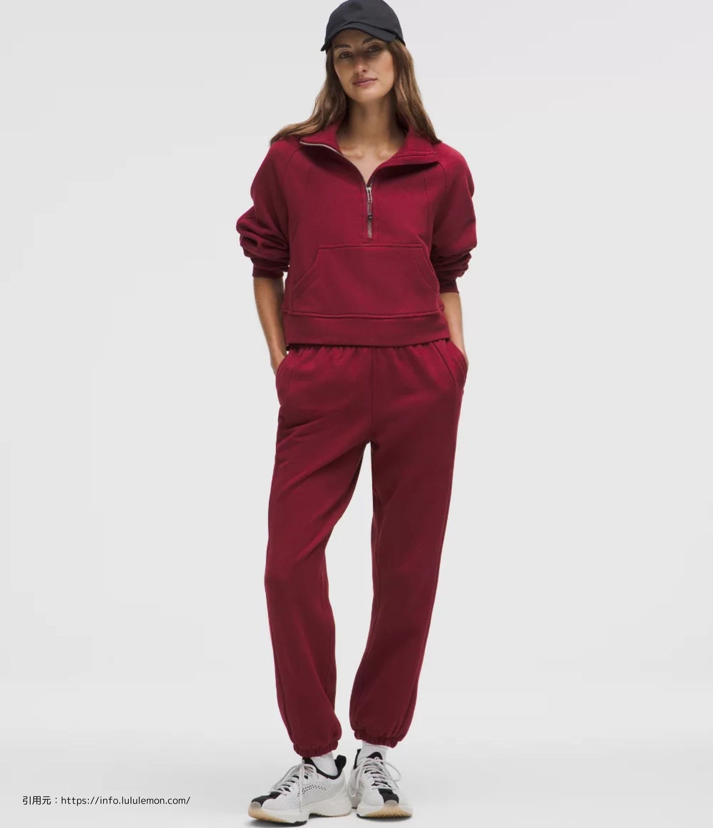 スキューバ オーバーサイズ ファネルネックハーフジップ