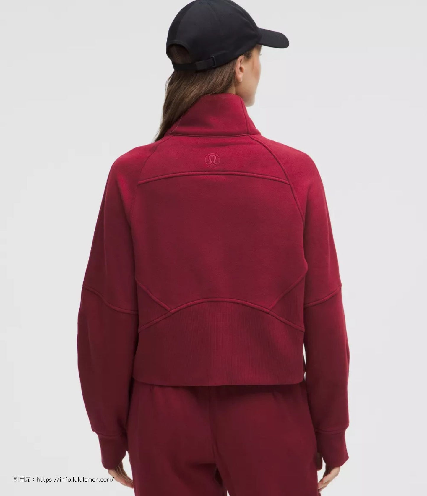 スキューバ オーバーサイズ ファネルネックハーフジップ