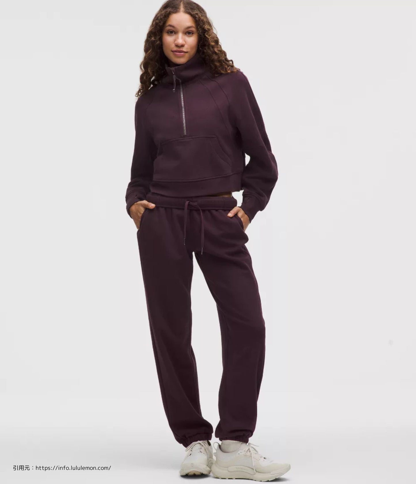 スキューバ オーバーサイズ ファネルネックハーフジップ